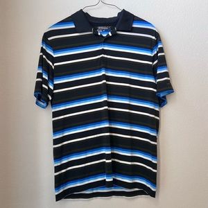 LIKE 🆕 Nike Dri-Fit Polo Shirt - Blue, Gray, and Black